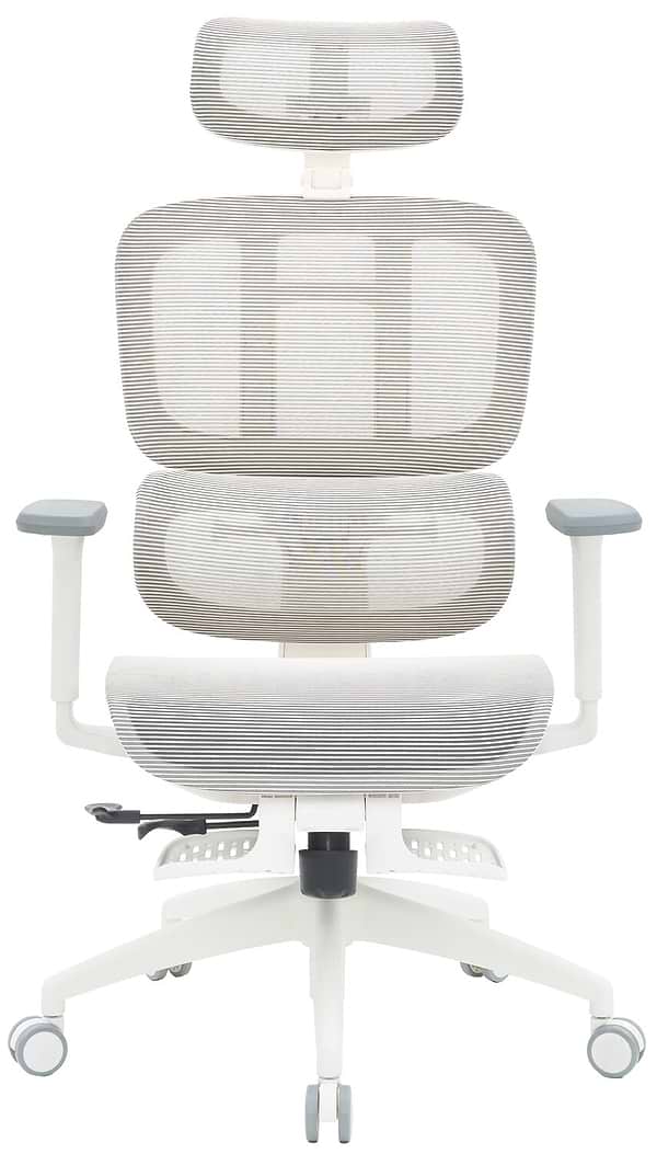 Фото - Кресло офисное OfficePro Skyline Footrest (OC750-W-LG-LG) White/Light Gray