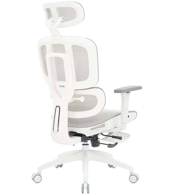 Фото - Кресло офисное OfficePro Skyline Footrest (OC750-W-LG-LG) White/Light Gray