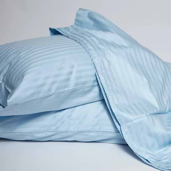 Фото - Комплект постельного белья Moon&Star Satin Stripe Ocean Calm 200х220 нав. 70х70 см 2 шт. (MS-890000836)