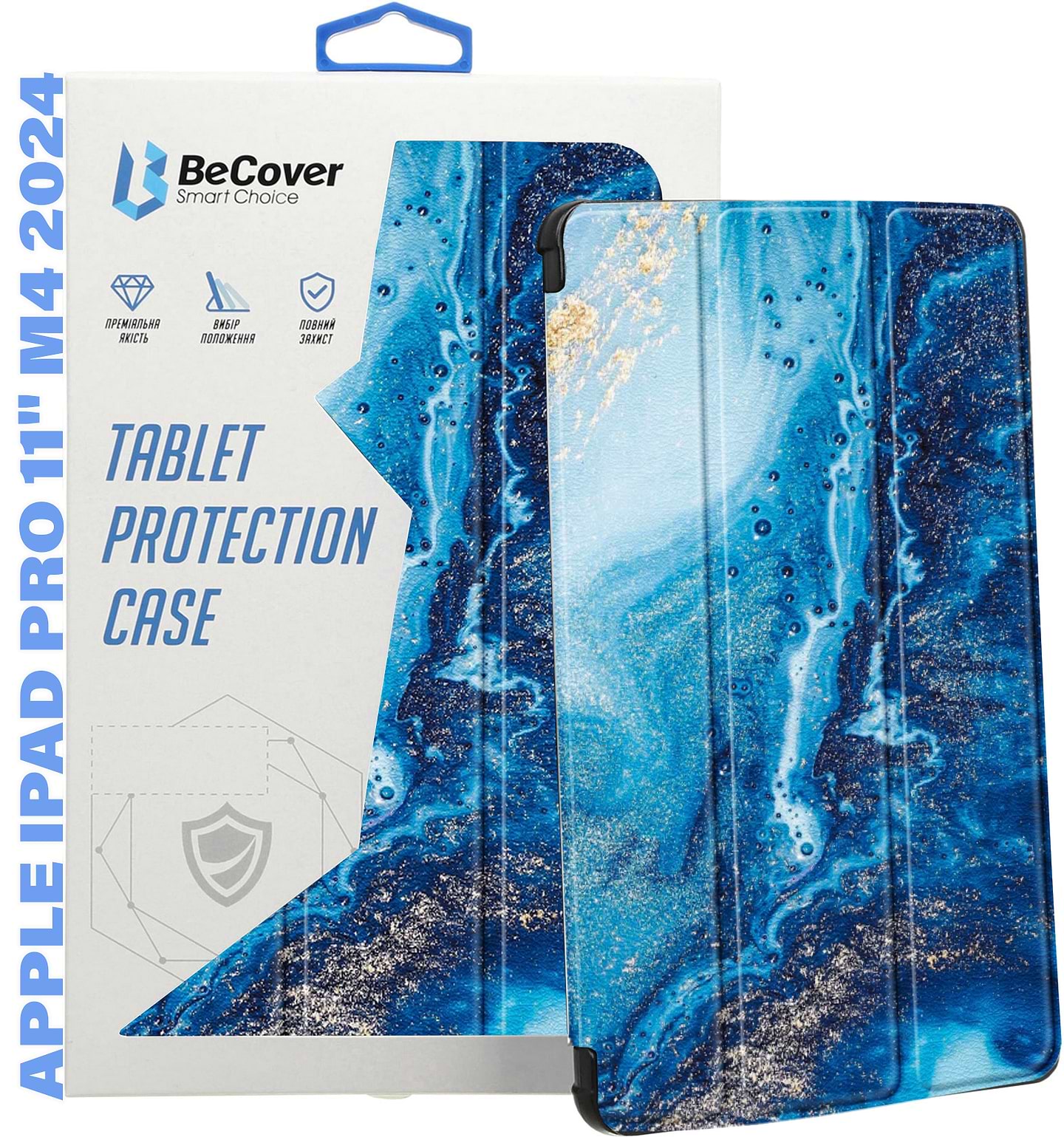 Купити Чохол для планшету BeCover Smart Case for Apple iPad Pro 11'' M4 2024 Ocean (711639) - Фото 1 Чохол для планшету BeCover Smart Case for Apple iPad Pro 11'' M4 2024 Ocean (711639) - Фото 1