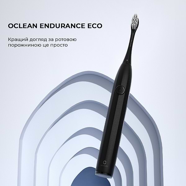 Фото - Уцінка - Зубна щітка електрична Oclean Endurance Eco Electric Toothbrush Black (6970810553321)