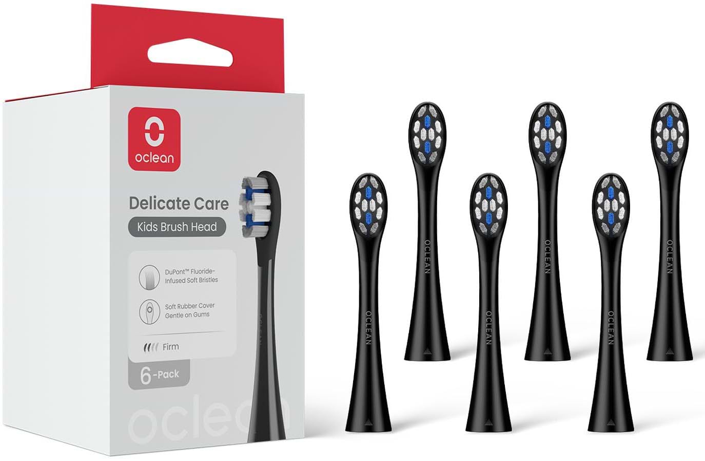 Купити Насадка для зубної щітки Oclean X Kids P3K8 Black 6 шт. (6970810557381) - Фото 1 Насадка для зубної щітки Oclean X Kids P3K8 Black 6 шт. (6970810557381) - Фото 1