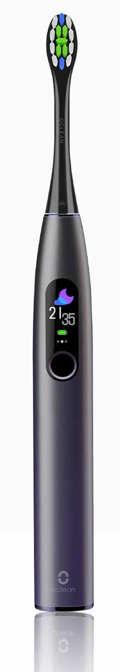 Фото - Зубна щітка електрична Oclean X Pro Aurora Purple (OLED) (Global)