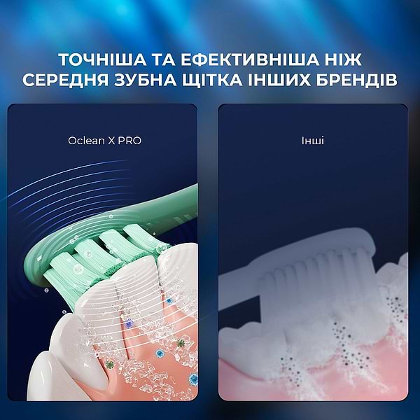 Фото - Зубна щітка електрична Oclean X Pro Green