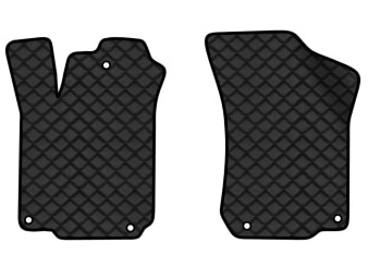 Фото - Коврики из экокожи в салон авто передние EVAtech для Octavia A4 Tour Skoda 1996-2010 1 поколение Liftback EU (SK11559A2AV5BBB)