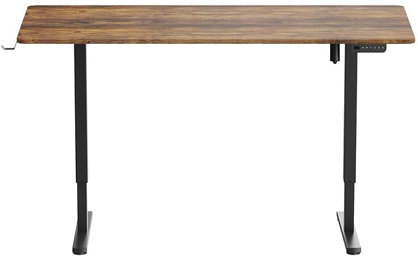 Фото - Стіл з електрорегулюванням висоти OfficePro ODE1670DW Dark Wood/Black