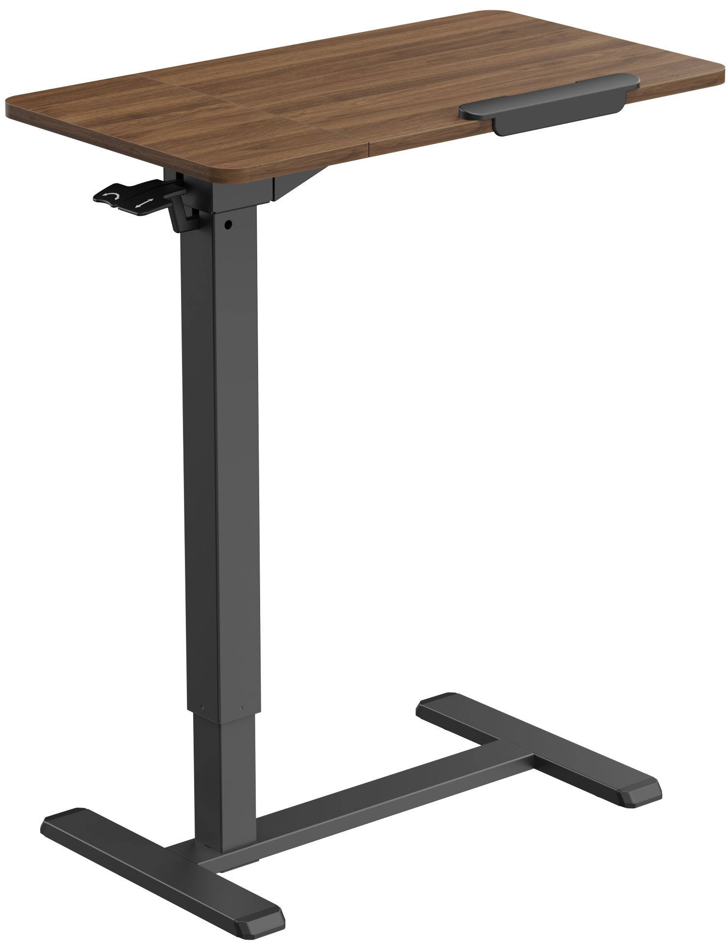 Стіл з електрорегулюванням висоти OfficePro та нахилом стільниці ODM320DW Dark Wood/Black - Фото 1