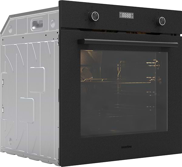 Фото - Комплект техніки Interline Духова шафа + Варильна поверхня Interline OEG 781 ETR BA Nano Matte + HGG 760 FGT BA Nano Matte
