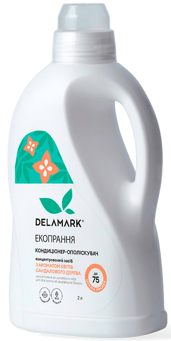 Фото - Ополаскиватель для белья DeLaMark с ароматом сандалового дерева 2 л (4820152331403)
