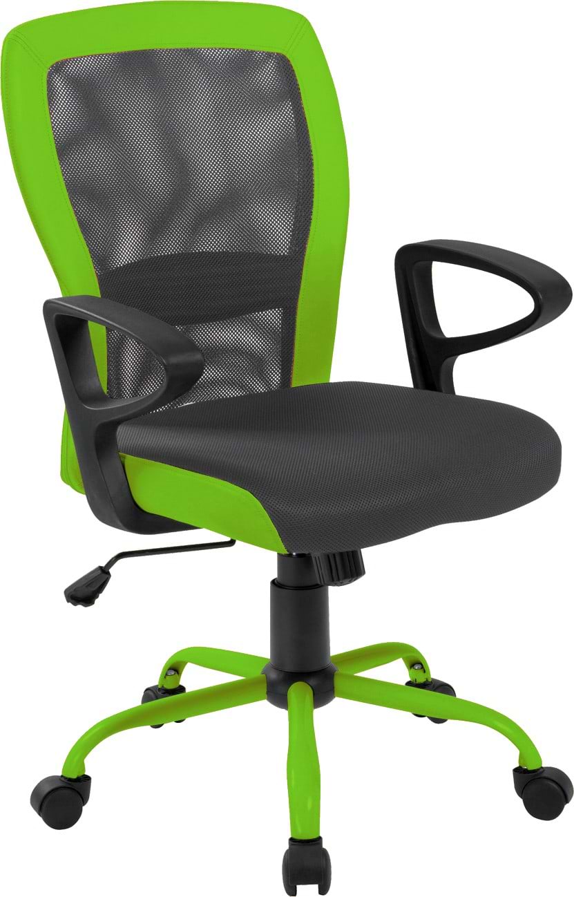 Кресло офисное Office4you LENO,  Black-Green  (27784) - Фото 1