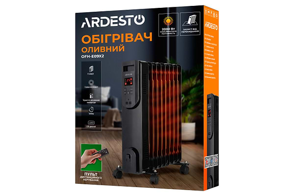 Фото - Обогреватель масляный Ardesto OFH-E09X2