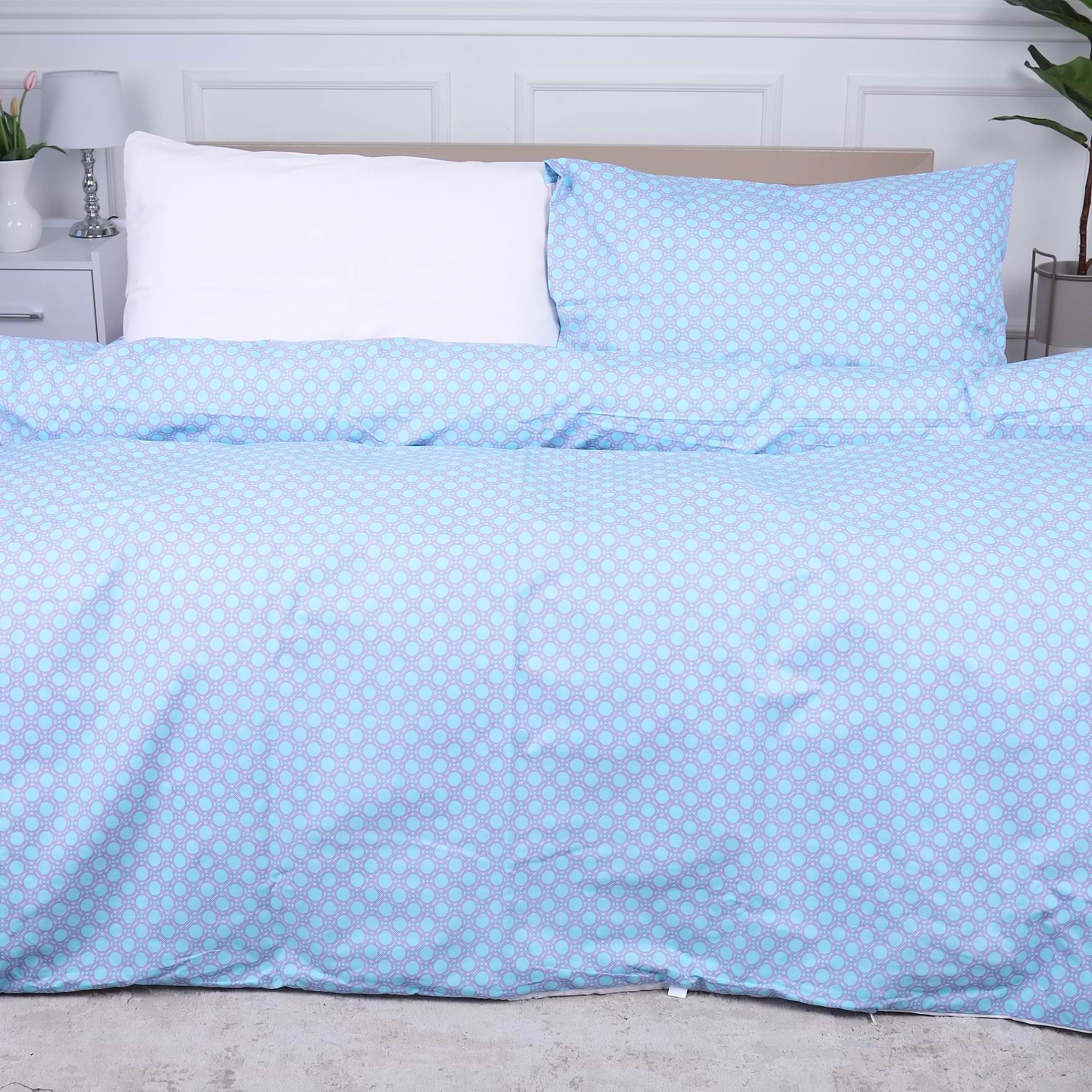 Комплект постельного белья MirSon King Size 220х240 см 17-4803 Ronchillone Ranforce Elite (2200009162466)