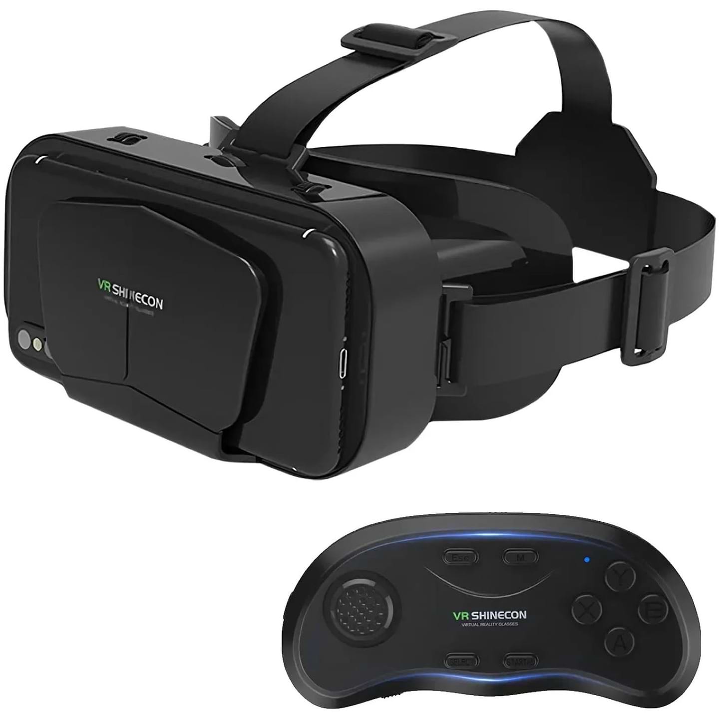 Очки виртуальной реальности Shinecon SC-G10-Box + Джойстик Shinecon SC-B01