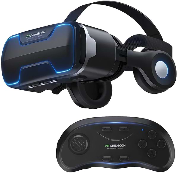 Фото - Окуляри віртуальної реальності Shinecon VR SC-G02ED + Джойстик Shinecon SC-B01 (SC-G02ED+SC-B01) Фото - Окуляри віртуальної реальності Shinecon VR SC-G02ED + Джойстик Shinecon SC-B01 (SC-G02ED+SC-B01)