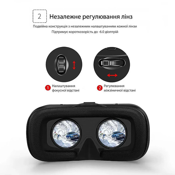 Фото - Окуляри віртуальної реальності Shinecon SC-G04-Box + Джойстик Shinecon SC-B01