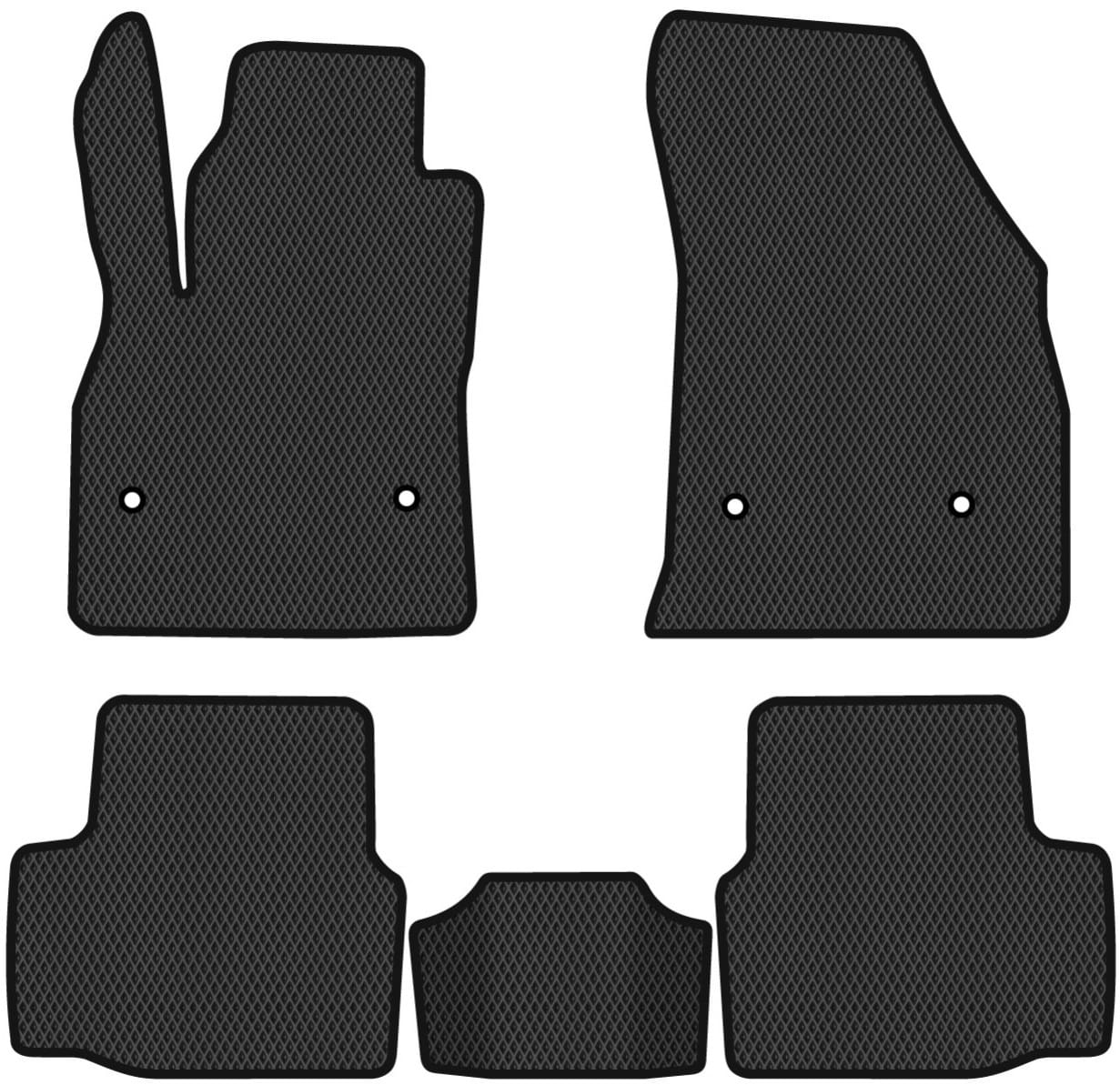 EVA килимки в салон авто EVAtech для Astra (K) Opel 2015-2021 5 покоління Combi EU (OL14168CV5AV4RBB)