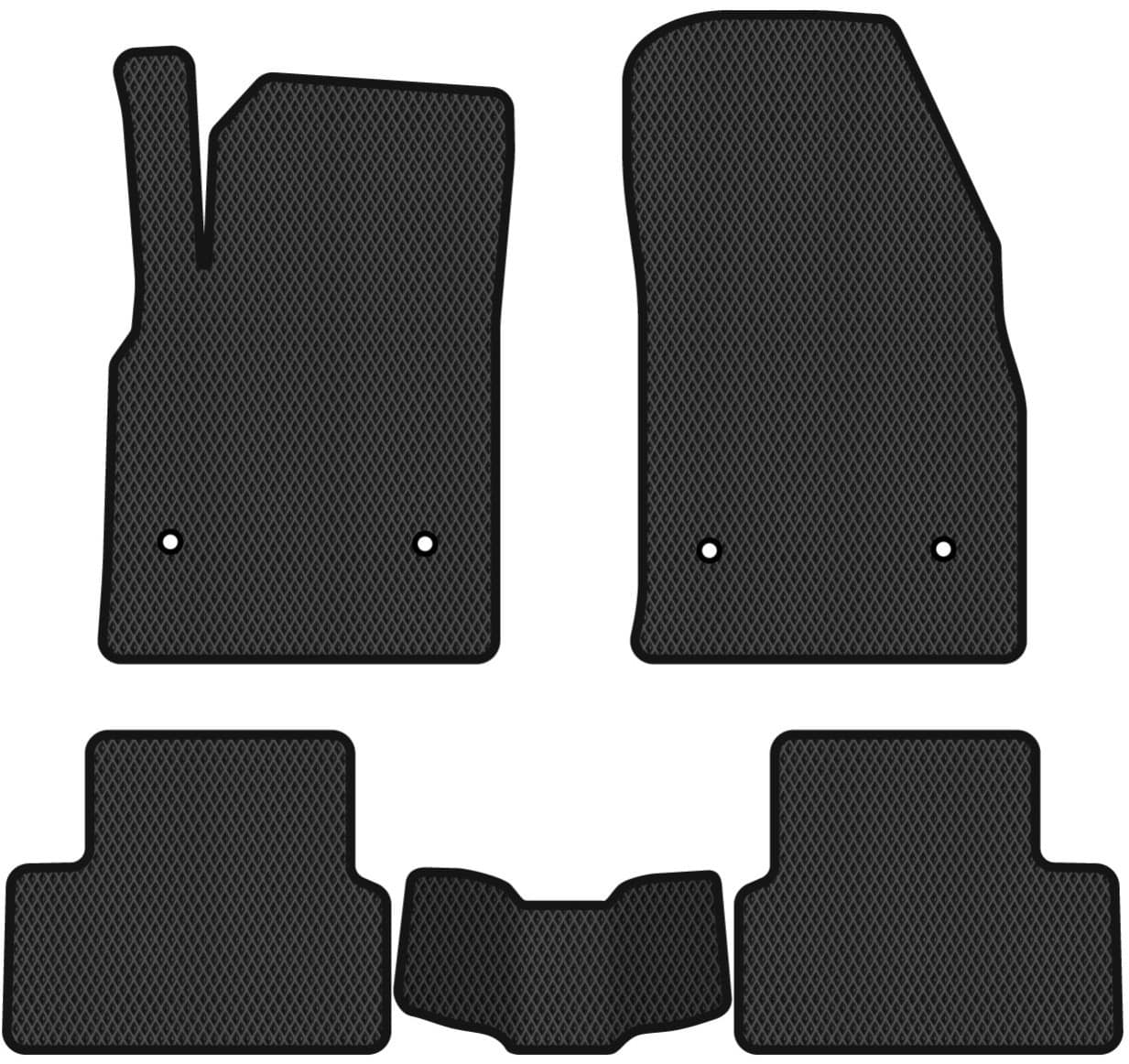 EVA коврики в салон авто EVAtech для Astra (J) Restyling Opel 2012-2015 4 поколение Sedan EU (OL1819CV5AV4RBB)