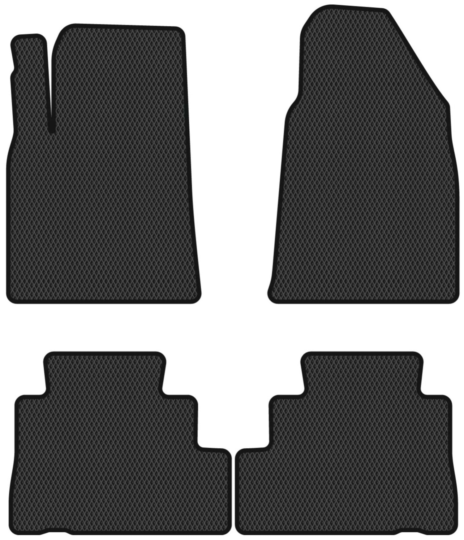 EVA килимки в салон авто EVAtech для Antara Opel 2006-2010 1 покоління SUV EU OL31506PVC4RBB