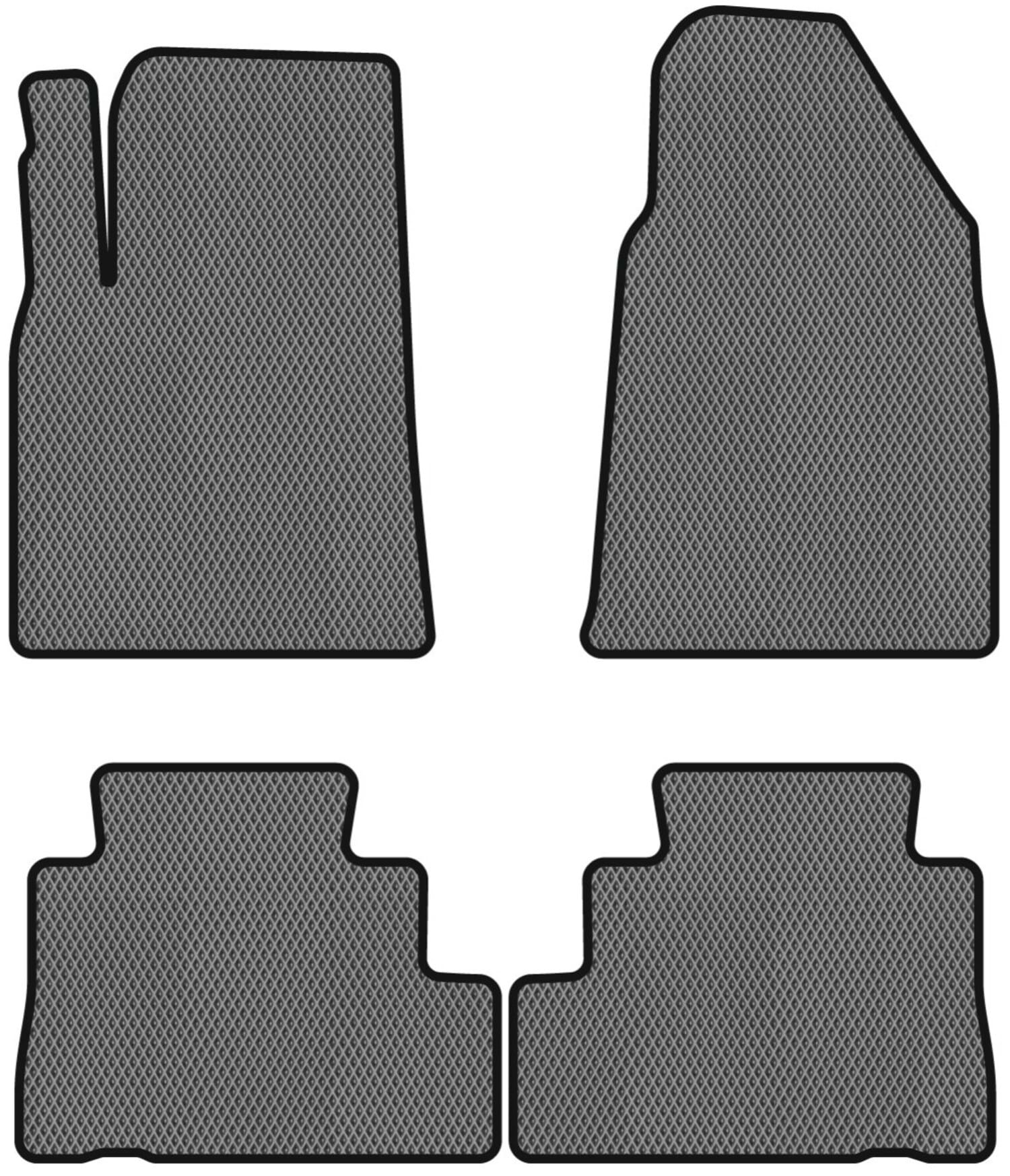 EVA килимки в салон авто EVAtech для Antara Opel 2006-2010 1 покоління SUV EU OL31506PVC4RGB