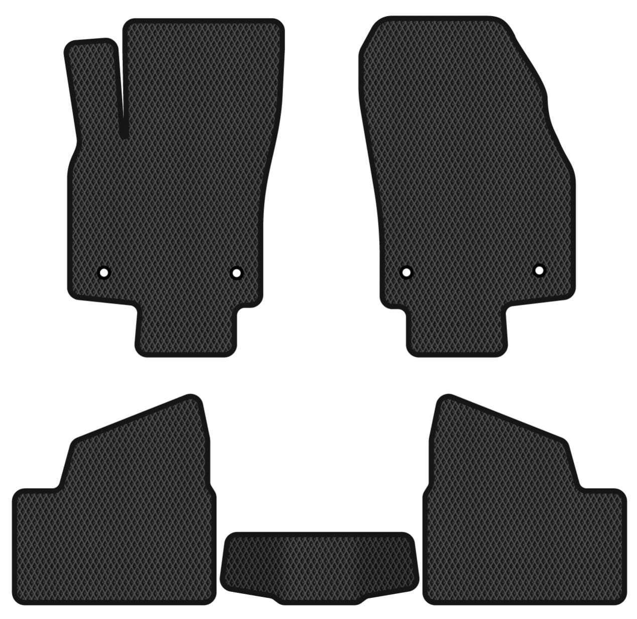 EVA коврики в салон авто EVAtech для Astra (H) AT 3-doors Opel 2004-2014 3 поколение Htb EU (OL33753CV5AV4RBB)