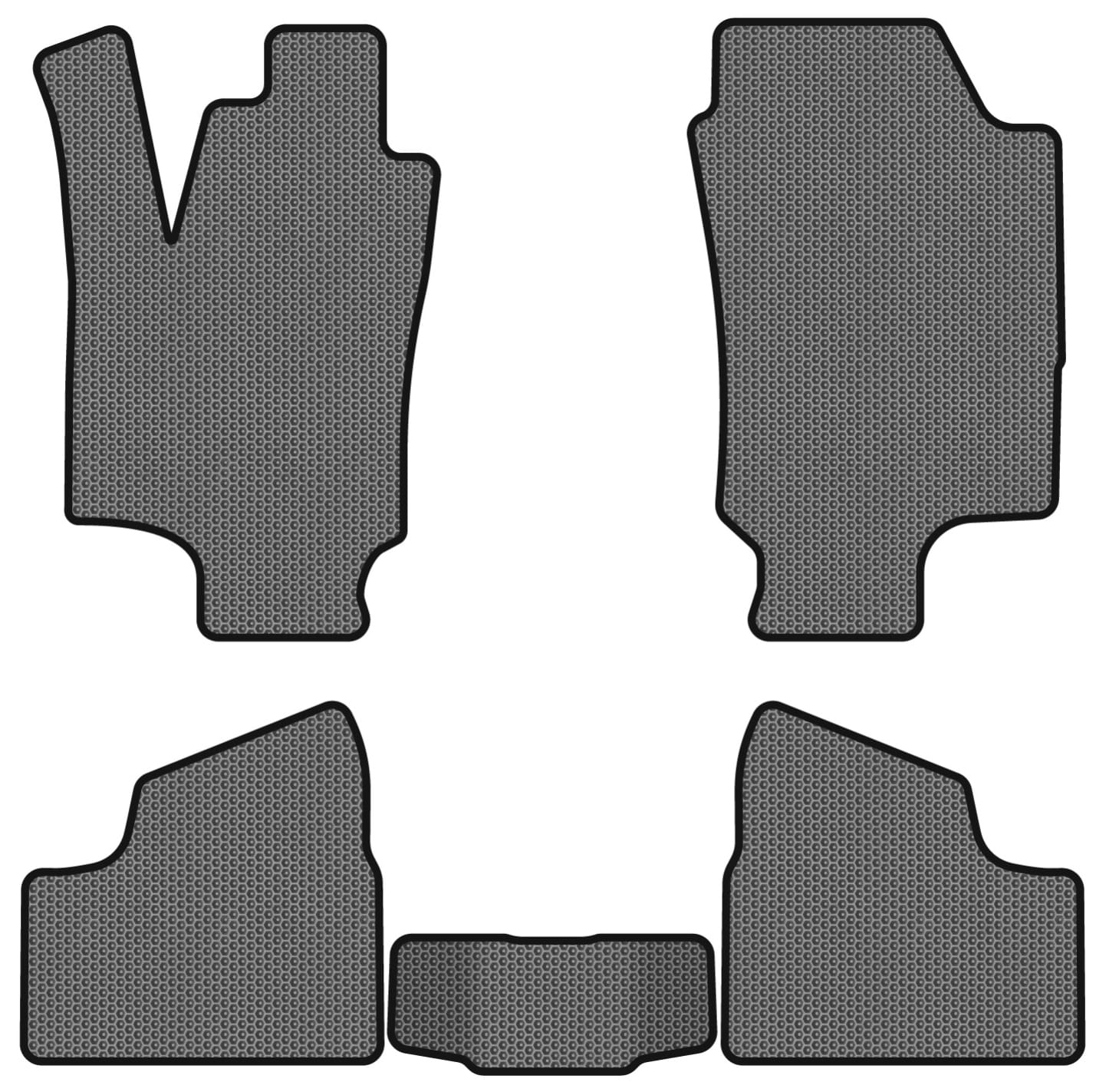 EVA коврики в салон авто EVAtech для Astra (G) MT Opel 1998-2009 2 поколение Sedan EU (OL3493CV5SGB)