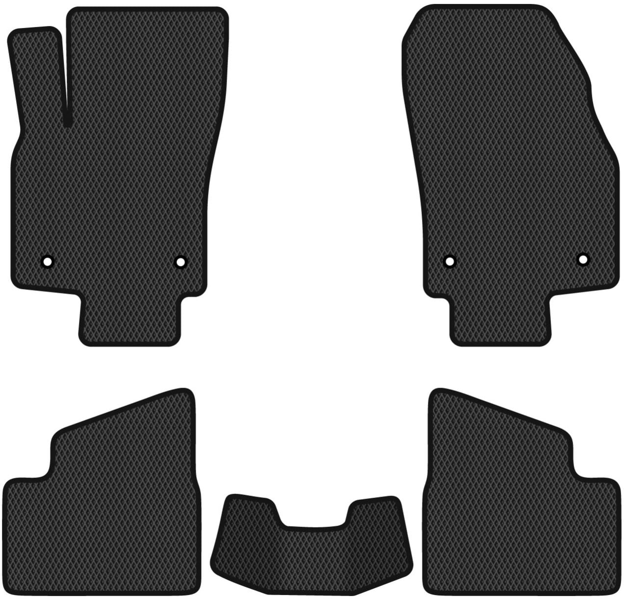 EVA килимки в салон авто EVAtech для Astra (H) AT Opel 2004-2014 3 покоління Combi EU (OL3544CV5AV4RBB)
