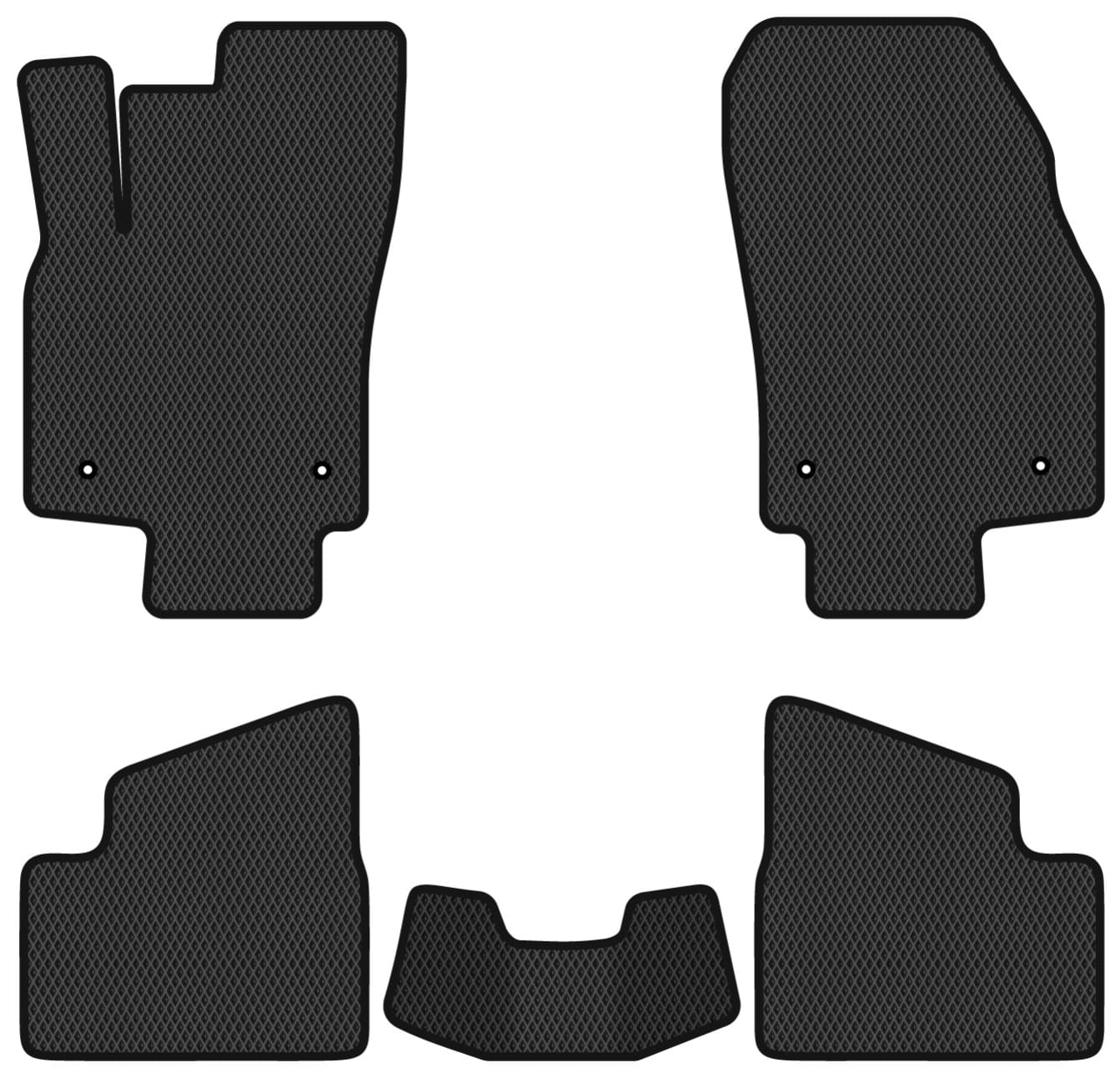 EVA килимки в салон авто EVAtech для Astra (H) MT Opel 2004-2014 3 покоління Combi EU (OL3547CV5CP4RBB)