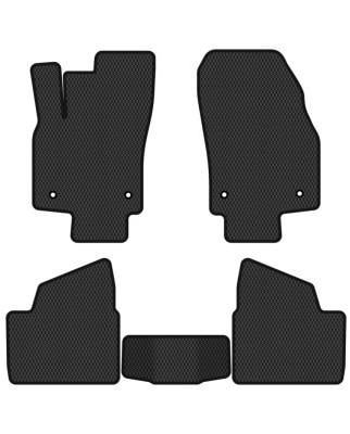 EVA килимки в салон авто EVAtech для Astra (H) MT Opel 2004-2014 3 покоління Sedan EU (OL3548CV5AV4RBB)