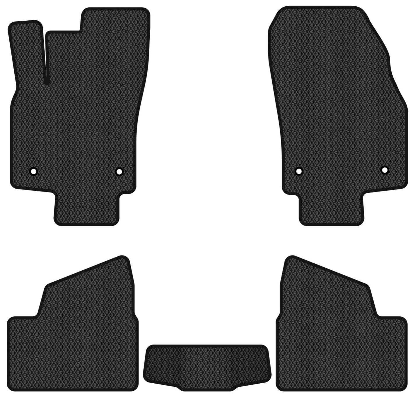 EVA коврики в салон авто EVAtech для Astra (H) MT Opel 2004-2014 3 поколение Htb EU (OL3583CV5AV4RBB)