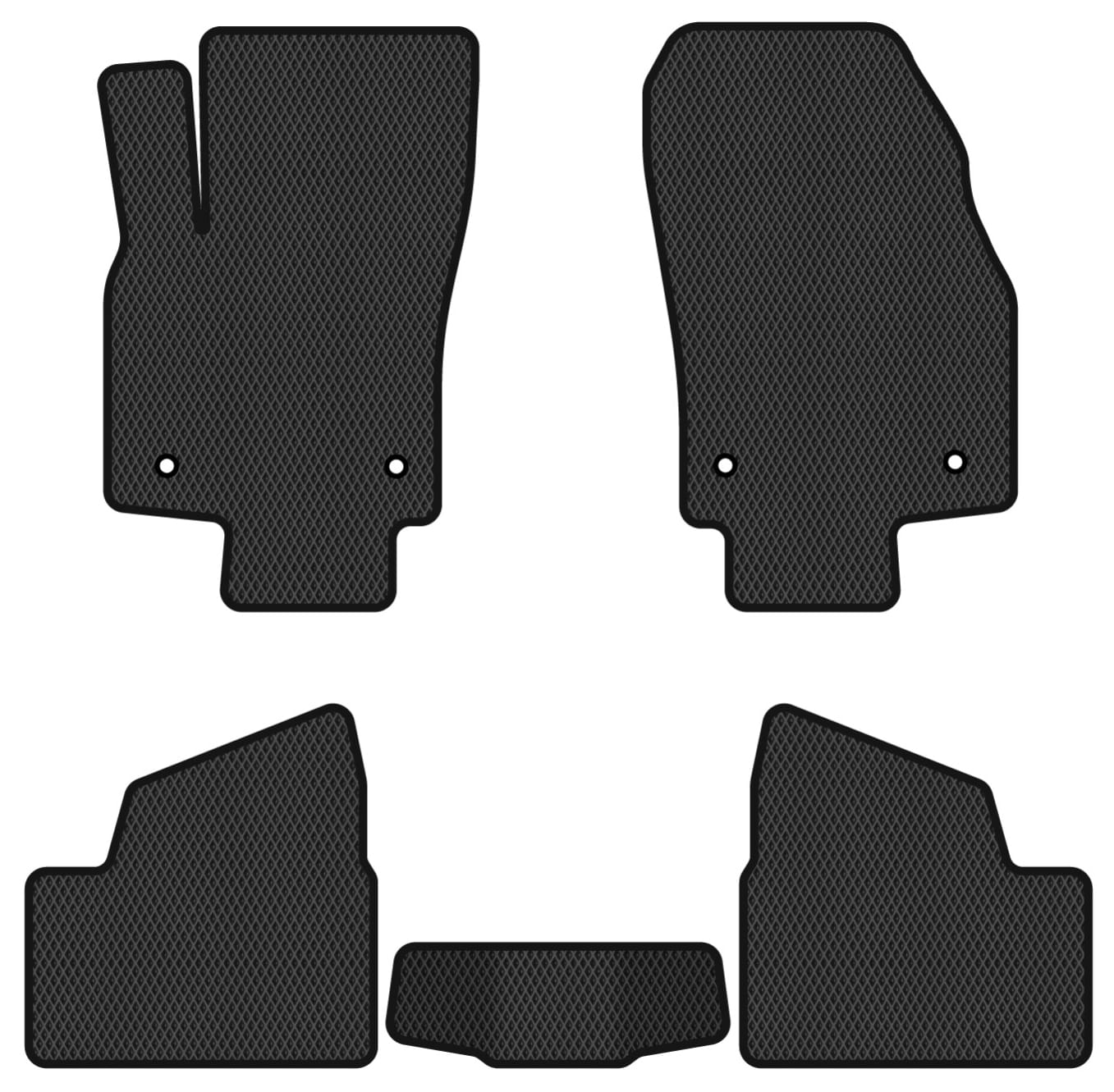 EVA килимки в салон авто EVAtech для Astra (H) AT Opel 2004-2014 3 покоління Htb EU (OL3674CV5RBB)