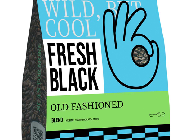 Фото - Кофе в зернах Fresh Black blend Old Fashioned 200г