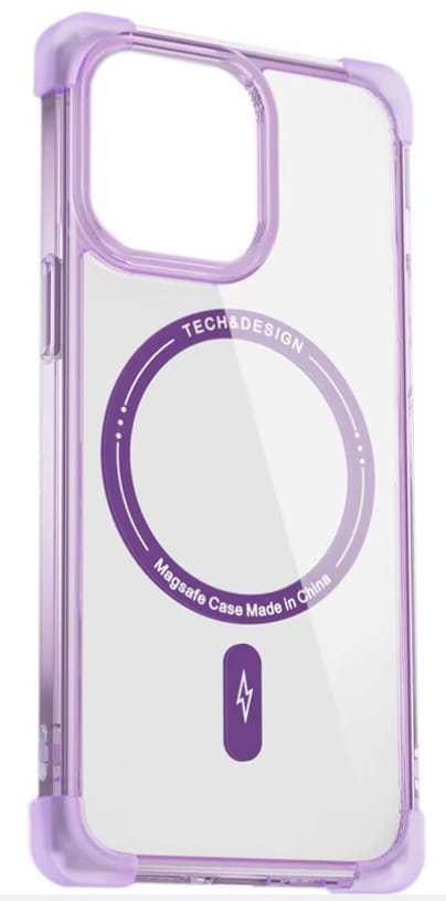 Чохол для смартфону Gelius Proof Special MagSafe for iPhone 16 Plus Transparent Violet (99730) - Фото 1