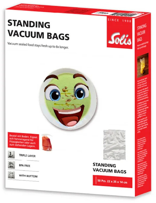 Пакети для вакууматора Solis 22 x 35 x 14 см 50 шт. (92255)