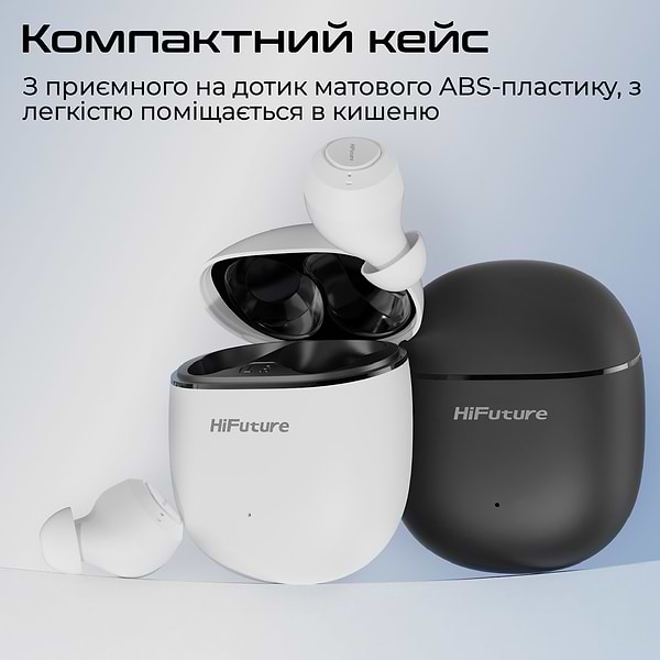 Фото - Навушники вкладиші бездротові TWS HiFuture olymbuds3.white