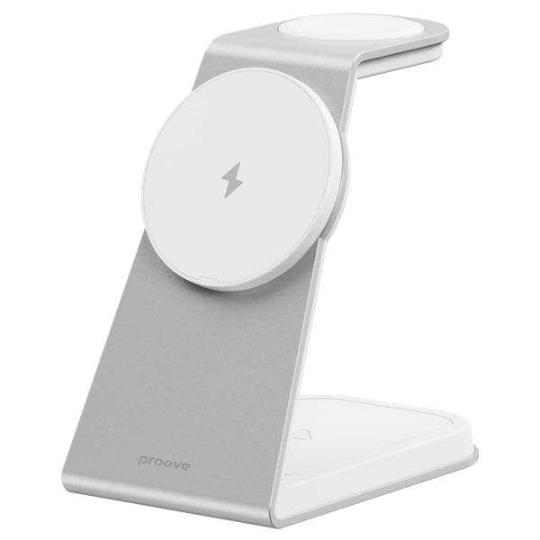 Фото - Беспроводное зарядное устройство Proove Omni Power 3 in 1 White