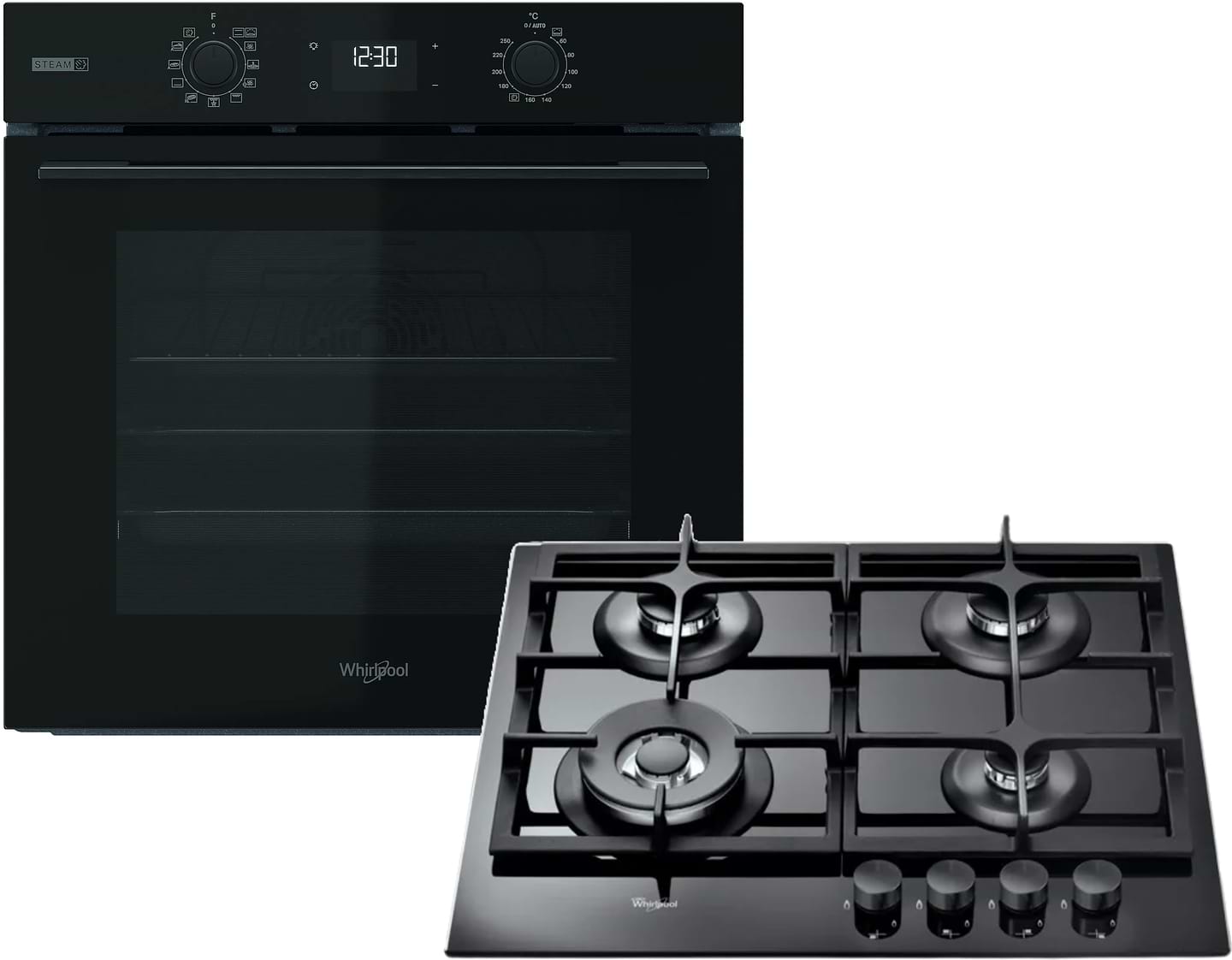 Купити Комплект техніки Whirlpool Духова шафа + Варильна поверхня Whirlpool OMSK58CU1SB + GOA 6425/NB1 - Фото 1 Комплект техніки Whirlpool Духова шафа + Варильна поверхня Whirlpool OMSK58CU1SB + GOA 6425/NB1 - Фото 1