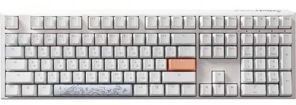 Фото - Клавиатура проводная игровая Ducky One 3 Cherry MX Red RGB White UA (DKON2108ST-RUAPXPWWWSC1)