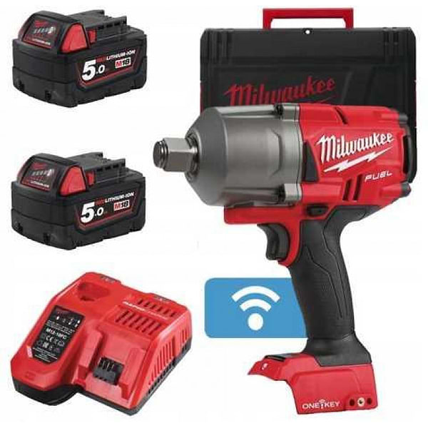 Фото - Гайковерт акумуляторний Milwaukee M18 FUEL ONEFHIWF34-502X ONE-KEY (4933459730)