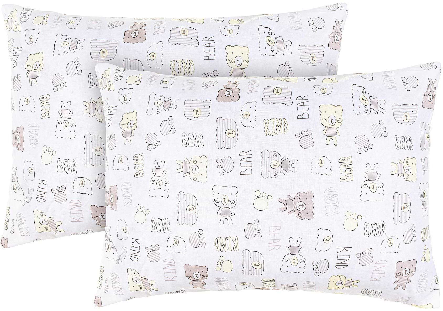 Наволочка Home Line Бязь Щ120 ТЕДДІ кавово-жовтий 40х60 2 шт. (185659)