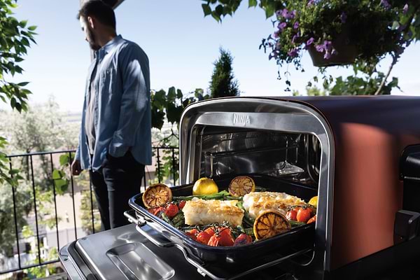 Фото - Піч електрична Ninja Woodfire OO101EU