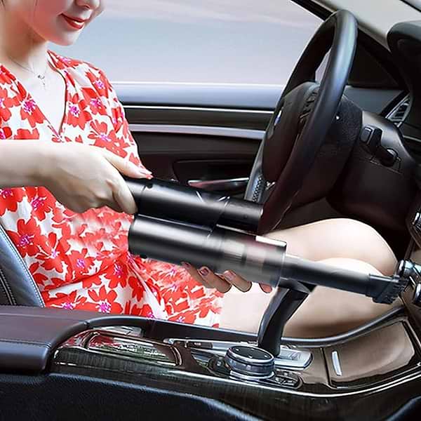 Фото - Автомобільний пилосос Optima компресор Allin1 120W 4в1 з ліхтарем (OP-LY-8018)