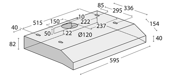 Фото - Вытяжка традиционная Concept OPP1260ss