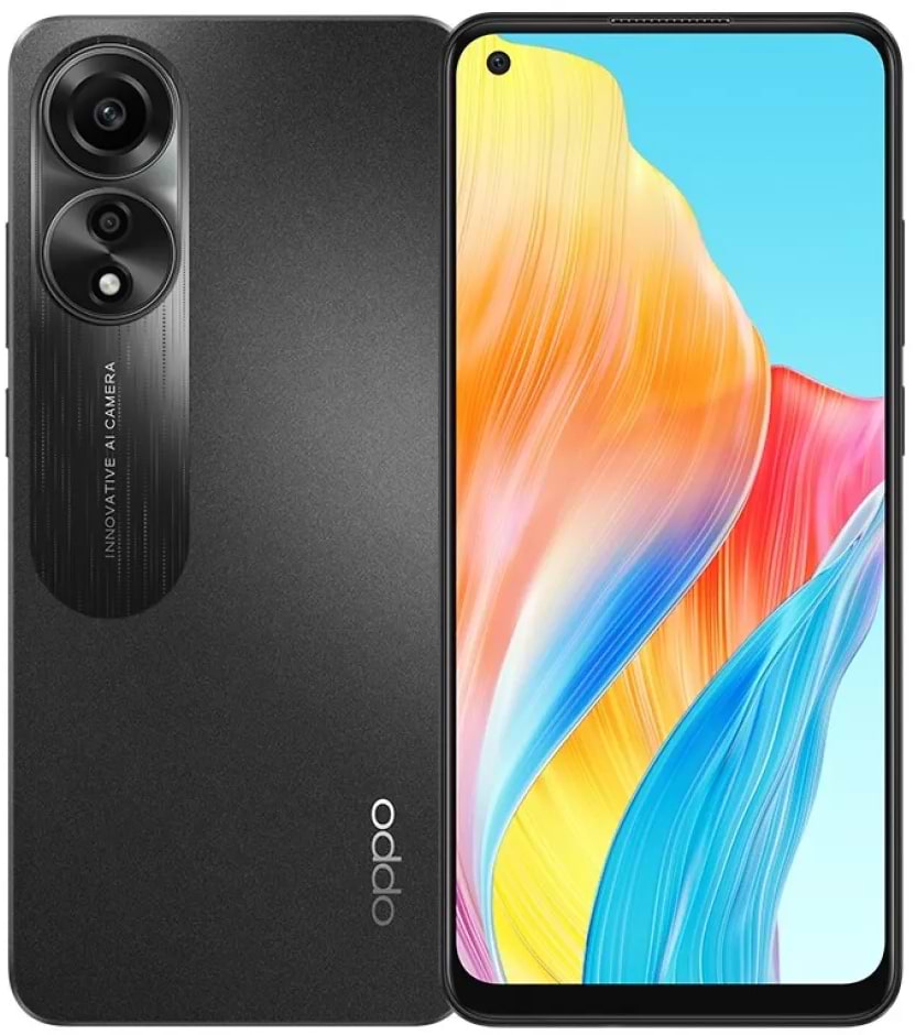 Смартфон OPPO A78 8/256Gb Black - Фото 1