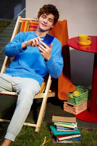 Фото - Смартфон OPPO A55 4/64Gb Blue