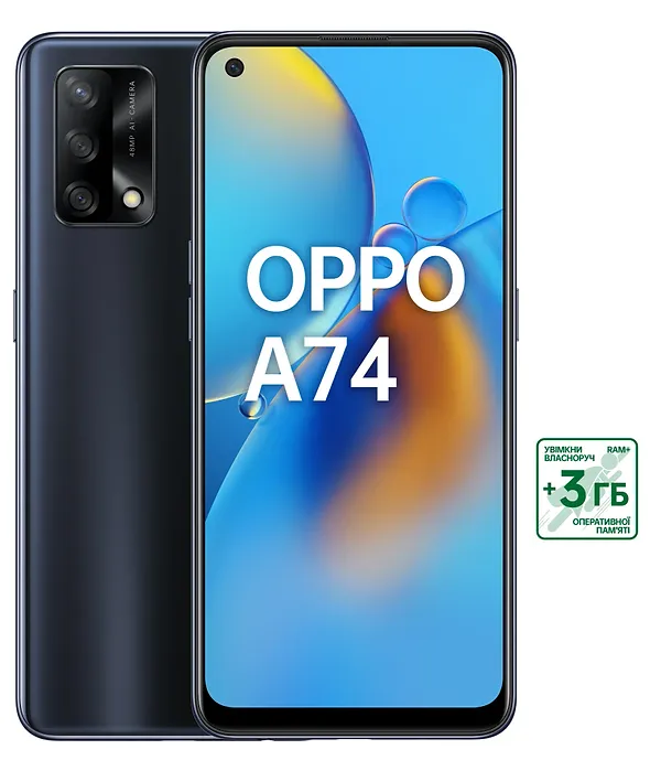 Фото - Смартфон OPPO A74 4/128Gb Black
