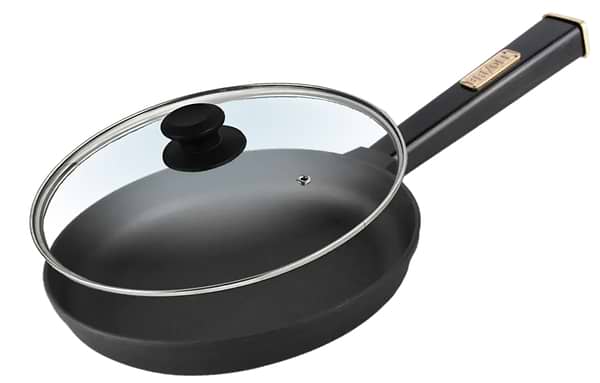 Фото - Сковорода универсальная Brizoll O2035-P1-C Optima-Black 200х38,5 мм, с крышкой Фото - Сковорода универсальная Brizoll O2035-P1-C Optima-Black 200х38,5 мм, с крышкой