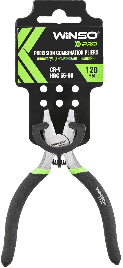 Плоскогубці Winso PRO 120 мм Cr-V HRC 55-60 (904412)