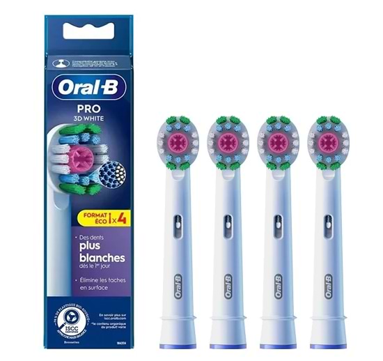 Насадка для зубної щітки Oral-B Braun PRO 3D White EB18pRX 4 шт. - Фото 1