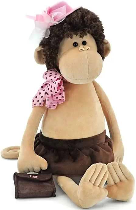 М'яка іграшка Orange Мавпа в капелюшку та з сумочкою 75 см (5012/45SK)