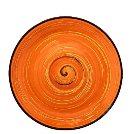 Блюдце Wilmax Spiral Orange 14 см (WL-669335 / B)